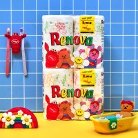 레노바x위글위글에디션 토일렛티슈 4롤 3팩