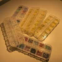 레진아트 네일아트 꾸미기 파츠 세트 믹스큐빅