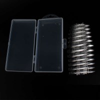 오발 네일팁 투명 240개입