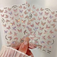자개 네일스티커 나비스티커