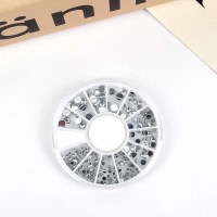 데코파츠 네일아트파츠 실버큐빅 네일아트재료