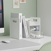 히키스 2단서랍 미니 책꽂이 오거나이저 데스크테리어 책상정리 문구