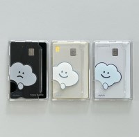 [스카이폴리오] 맥세이프 투명 카드지갑 - 빼꼼 구름이 (3종)