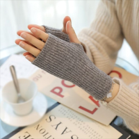 캐시미어 골지 니트 핸드워머 여성 겨울장갑 손토시