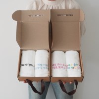 불교 깨달음 수건 선물 세트 6종 붓다 타올 불교박람회 부처 굿즈