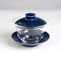 고원 전통 개완 블루 1인용 찻잔 세트 250ml 다완 CY004B