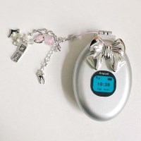 Y2K 레트로 폴더폰 손 거울 빗 키링 2종 옛날 핸드 폰 접이식 휴대용