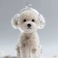 강아지 털 보관 키링 캡슐 열쇠고리 DD-13284