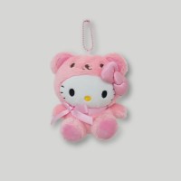 헬로키티 레트로 베어 키링 (핑크)