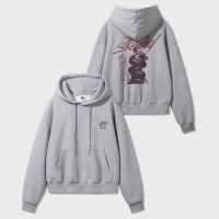 앨빈클로 DISTRESSED 크롭 레귤러핏 후드티 AVH318 (3 COLOR)