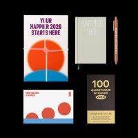 [2026 에세이 다이어리 선물세트] Happier 2026 package_essay