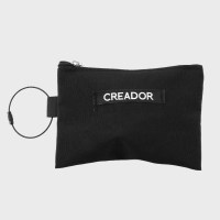 waterproof mini zipper pouch + wire ring keyring SET