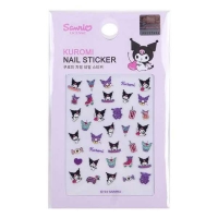공식라이센스 산리오 쿠로미 차밍 네일스티커
