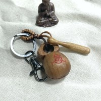 목탁 키링 불교용품 굿즈 붓다 백참 나무 부적 열쇠고리 원목 악세사