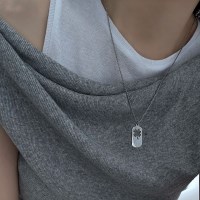 [당일 출고]사각 네잎클로버 써지컬 목걸이