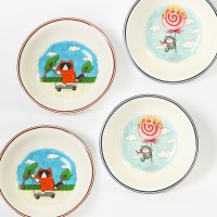 메종드 모리네코 팝아트 시리즈 찬기 5.5인치 4p세트 2type 택1