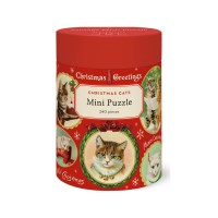 빈티지 미니퍼즐 - 크리스마스캣