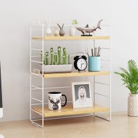 다용도 미니 모듈 선반 나무 주방 책상 정리 수납장