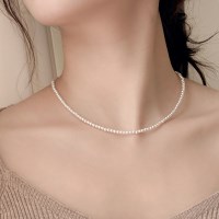 [선물포장] Tiny Pearl Necklace