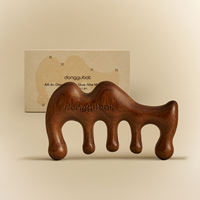 동구밭 올인원 우드 괄사 / 두피 림프 경락 얼굴 마사지