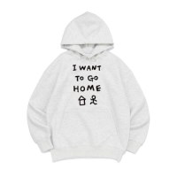 [후드티 집으로튀어]오버핏 가을 겨울 홈웨어 잠옷 커플티 생일 웃긴