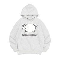 [후드티 뚱땡고양이]오버핏 가을 겨울 홈웨어 잠옷 커플티 생일 웃긴