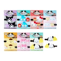 산리오 롱 머리핀 앞머리 집게핀 삔 핀 7종