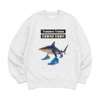 [맨투맨 최강자]오버핏 가을 겨울 홈웨어 잠옷 커플티 생일 웃긴선물