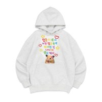 [후드티 암오케이]오버핏 가을 겨울 홈웨어 잠옷 커플티 생일 웃긴선