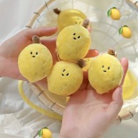 멍한 레몬 인형 키링 미니인형 키홀더