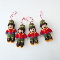 크리스마스 양모 병정 오너먼트&키링