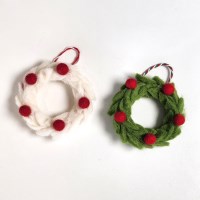 크리스마스 양모 미니니스 오너먼트&키링