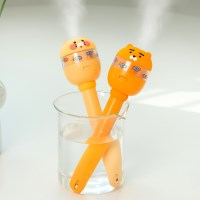 카카오프렌즈 아쿠아보틀 스틱형 무선 가습기 휴대용 탁상용 무드등