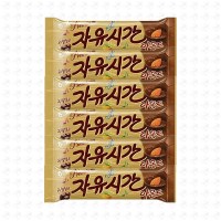 자유시간 아몬드 36g 낱개 6개