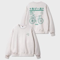 앨빈클로 바이시클 오버핏 맨투맨 MAR329 (3 COLOR)