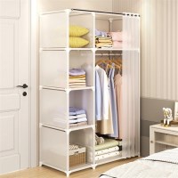 행거 이동식 조립식 비키니옷장 자취방 원룸 미니 1인 싱글장롱