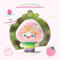 KEYRING - STRAWBERRY CELL RiCO