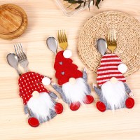 크리스마스 산타 커트러리 커버 데코장식 홈파티 선물 테이블웨어