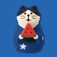 concombre 유카타 고양이 수박