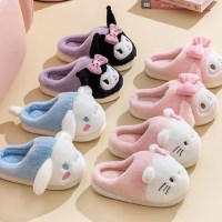 산리오 입체귀 털 슬리퍼