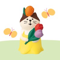 concombre 꽃고양이 튤립