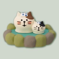 concombre 온천 가족 고양이