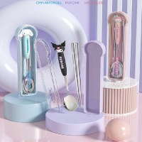 산리오 캐릭터 피규어 숟가락 젓가락 수저 세트