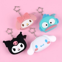 산리오 페이스 실리콘 동전지갑