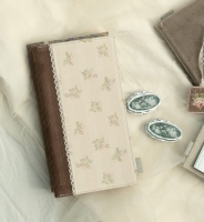 Journal Wallet - Lace Rose