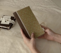 Journal Wallet - Lace Ribbon