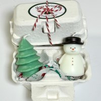 [미니세트] 신사눈사람+트리 캔들 크리스마스