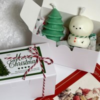 [미니세트] 뱁새눈사람+트리 캔들 캔들 크리스마스