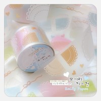 모서리 키스컷 (도일리페이퍼)