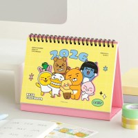 2026 스몰 탁상 캘린더 카카오프렌즈 새해 기록 회사 데스크